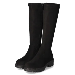 La Strada Stiefel  Schwarz - Gr. 38 -  Textil
