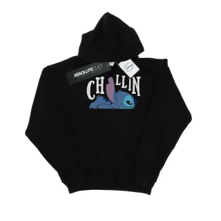 Disney Mädchen Lilo und Stitch Chillin Hoodie (Schwarz)