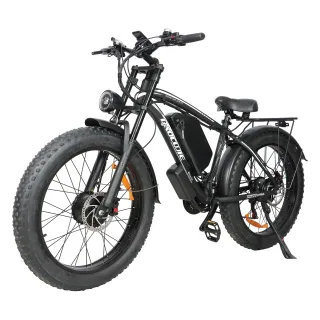 [EU DIRECT] BAOLUJIE DP2602 Electric Bike Double-shoulder Shock Absorber 48V 23Ah 52V 1500W*2 Dual Motors Recommended To