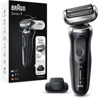 Braun Elektrorasierer Series 7 71-N1200s Wet & Dry - Rasierer - schwarz/grau