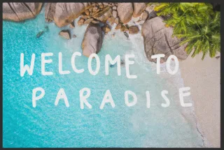 Fussmatte Welcome To Paradise 10249 | Größe: 60 cm x 45 cm