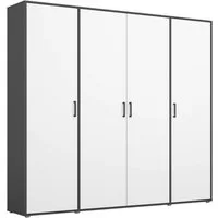 rauch Kleiderschrank VOYAGER Garderobe Wäscheschrank Schlafzimmer (in 3 verschiedenen Ausstattungen BASIC/CLASSIC/PREMIUM) mit 2 modernen Griffvarianten, viel Stauraum MADE IN GERMANY