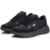 Tommy Jeans MODERN RUNNER MIX Keilsneaker Freizeitschuh, Halbschuh, Schnürschuh mit seitlichem Logo