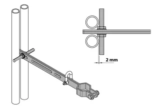 Jung Pumpen M-Zubehör Sicherungshebel C2 JP50179