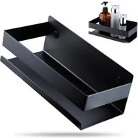 BlingBin Duschregal Duschablage Ohne Bohren Edelstahl, Badezimmerregal, Schwebende Regale, 1er Set 1-tlg., Wandmontierte Regale für Badezimmer, Küchen und Waschküchen
