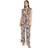 Cartoon Overall Damen mit Muster (1-tlg)