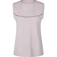 By Louise Pyjamaoberteil Lace Luxury (Packung, 1-tlg., 1-teilig) Damen Pyjamaoberteil Kurzarm Baumwolle Shirt Lochstickerei