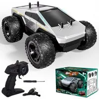 Esun RC-Auto Monster Truck Ferngesteuert, 2,4 GHz 1:18 RC Monstertruck mit LED (Set, Komplettset), Perfekt Geschenk für Jungen, Mädchen ab 3 4 Jahre.