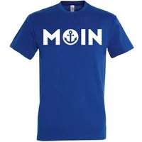 Youth Designz Print-Shirt Moin Logo Herren T-Shirt Anker Spruch mit modischem Aufdruck