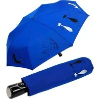 doppler® Taschenregenschirm Damen Auf-Zu Magic Fiber - Cats Best Friends, für Katzen-Liebhaber - elegant, stabil und praktisch