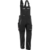 Qualitex Workwear Arbeitslatzhose Latzhose "IRON" schwarz, Gr. S44