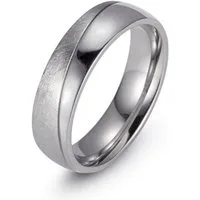 Firetti Trauring Schmuck Geschenk "LIEBE" mit Vertiefung, ca. 7,0mm breit