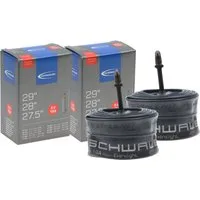 Schwalbe Fahrradschlauch 2x 27.5-29 Zoll SCHWALBE Schlauch No.19A Extra Light 40/62-584/635 SV