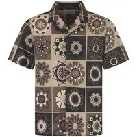 Dstrezzed Hawaiihemd Kurzarmhemd - Sommerhemd - Herrenshirt - Shirt mit Blumen-Muster
