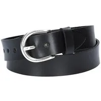 kiddybelts Ledergürtel Kindergürtel 25mm in Schwarz mit Dornschließe oval