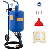 MSW Sandstrahler Druckluft Sandstrahlgerät mobil Sandstrahlanlage 40 L, max. 8 bar