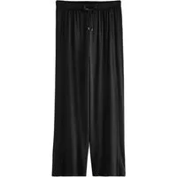 Next Jogginghose Jersey-Jogginghose mit weitem Bein, Kurzgröße (1-tlg)