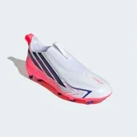 adidas Performance F50 HYPERFAST LEAGUE KIDS, FESTE BÖDEN, OHNE SCHNÜRSENKEL Fußballschuh Außensohle für Rasen und feste Böden, für Jugendliche & Kinder