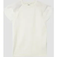 s.Oliver Kurzarmshirt T-Shirt T-Shirt mit Volantärmeln aus Chiffon