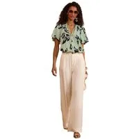 Love & Roses Paillettenshirt Love & Roses Bluse mit Pailletten, Regular (1-tlg)