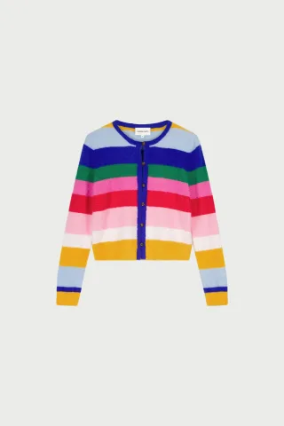 Fabienne Chapot - Henry Cardigan multi stripe - Gr. - XS