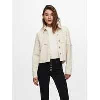ONLY Kurzjacke ONLELENA CROCHET JACKET NC OTW mit hochwertiger Lochspitze