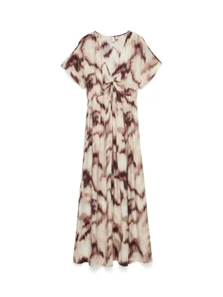 VERO MODA - VMKATERINA SS V-NECK ANKLE DRESS WVN BTQ Andorra - Gr. - M