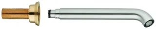 GROHE Auslauf 48638 Ausladung 180mm mit Mousseur supersteel, 48638DC0 48638DC0