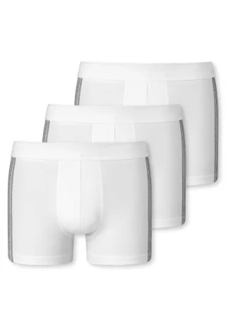 SCHIESSER - 3PACK Shorts weiss - Gr. - 7