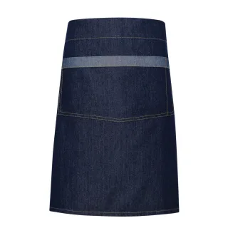 Premier Unisex Erwachsene Domain Taille Schürze (Indigo Denim)