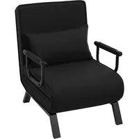 Woltu Schlafsofa, 1 Teile, Schlafsessel 3 in 1, mit Bettfunktion, Sofabett Gästebett