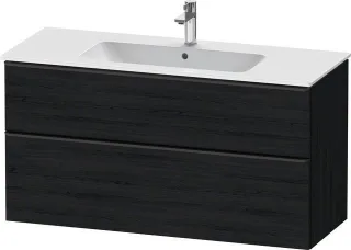 Duravit D-Neo Waschtischunterbau wandhängend Eiche Schwarz Matt 1210x462x625 mm - DE43640BD160000 DE43640BD160000