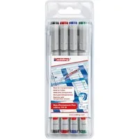edding Marker Edding Folienschreiber Non-permanent Pen 152 M, 4er Set