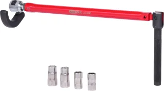 KS Tools Standhahn-Mutternschlüssel-Satz, 6-tlg - 123.0040