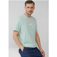 s.Oliver Kurzarmshirt T-Shirt T-Shirt aus Baumwolle mit Logo-Print