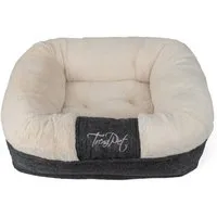 TrendPet Tierbett Hundebett "LunaLounge" Beige, 100% Polyester, in 3 Größen erhältlich