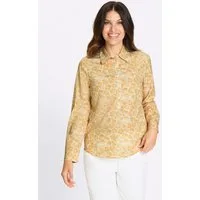 Sieh an! Klassische Bluse Langarm-Bluse Langarm