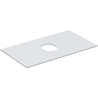 Geberit VariForm Abdeckplatte für Unterschrank f. Aufsatzwaschtisch mit einer Schublade B=90cm, weiß 244676001