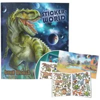 Depesche Spiel Dino World Stickerworld GALAXY - Magische Dinosaurier-Sticker für klei