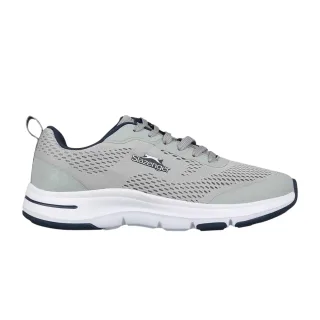 Slazenger - "Curve Support" Sneaker für Herren, Netzmaterial (Grau/Weiß)