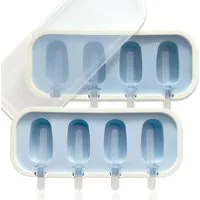 mixed 24 Eisform 2er Set Silikon Mini Stieleisform Stabeis Eis am Stiel
