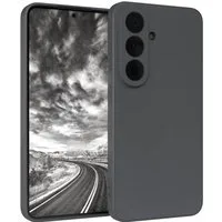 EAZY CASE Handyhülle TPU Hülle für Samsung Galaxy S26 6,3 Zoll, Hülle mit Kameraschutz Handycase Soft Smart Slimcover matt Dunkelgrau