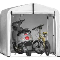 SoBuy Foliengerätehaus KLS11,Fahrradgarage wetterfest, Geräteschuppen, UV-Schutz, Regenschutz, Foliengerätehaus Gerätehaus Folienzelt Gartenschuppen Fahrradgarage