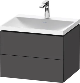 Duravit L-Cube c-shaped Set wandhängend Graphit Matt 600x480x480 mm - LC6950O49490000 LC6950O49490000