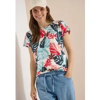 CECIL Kurzarmshirt Sommershirt mit U-Boot-Ausschnitt und Print