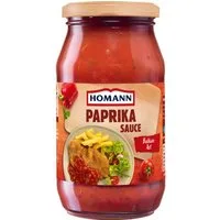 Homann Saucen, Homann Paprika Sauce nach Balkan Art mit Tomaten und Paprika 400ml