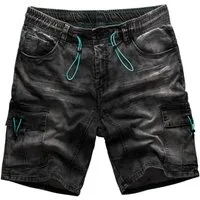 SUBLEVEL Shorts Sweat Shorts Jeans Kurze Hose Bermuda Sweatpants
