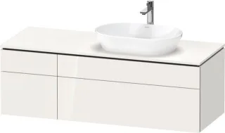 Duravit L-Cube Konsolenwaschtischunterbau wandhängend Weiß Hochglanz 1420x550x482 mm - LC48750858500 LC4875085850000