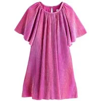 Next Partykleid Glitzendes Partykleid mit Flügelärmeln (1-tlg)