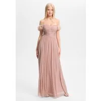 Hey Kyla Abendkleid - Off-Shoulder Abendkleid mit Blütenapplikation Oberteil in figurbetonter Passform